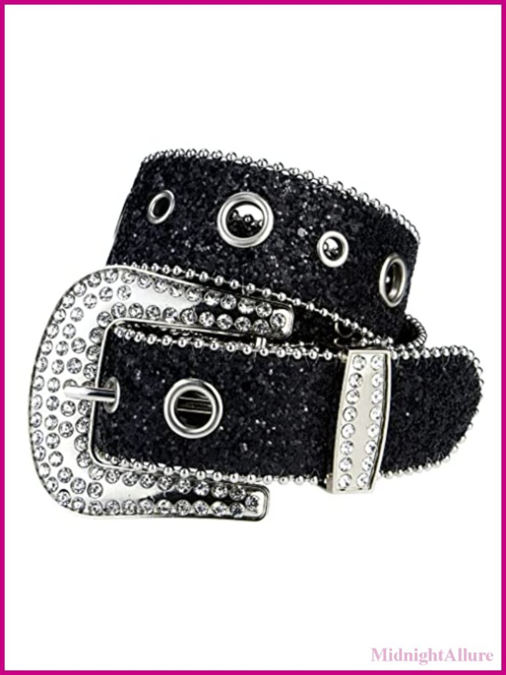 Rhinestone Western Belt Studded Split Leather Cowgirl Cowboy